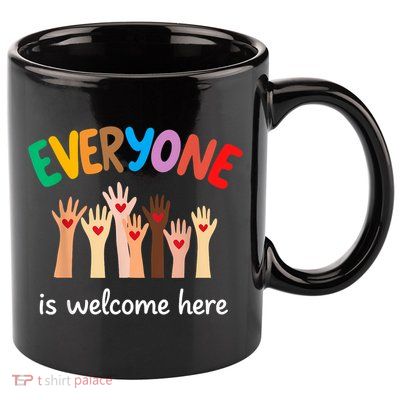 Everyone Is Welcome Here Idaho Teacher 11oz C Handle Ceramic Mug