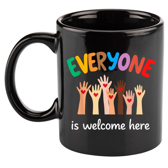 Everyone Is Welcome Here Idaho Teacher 11oz C Handle Ceramic Mug