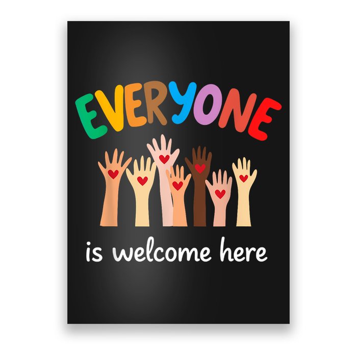 Everyone Is Welcome Here Idaho Teacher Poster