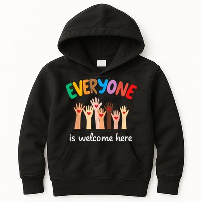 Everyone Is Welcome Here Idaho Teacher Kids Hoodie