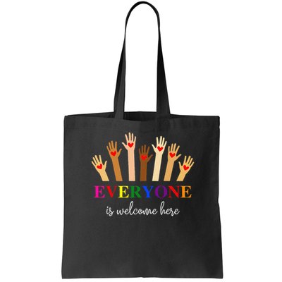 Everyone Is Welcome Here Idaho Teacher Inclusion Equality Bag