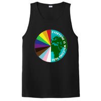 Everyone Is Welcome Here Lgbtq Ally Human Rights Earth Day PosiCharge Competitor Tank