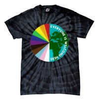 Everyone Is Welcome Here Lgbtq Ally Human Rights Earth Day Tie-Dye T-Shirt