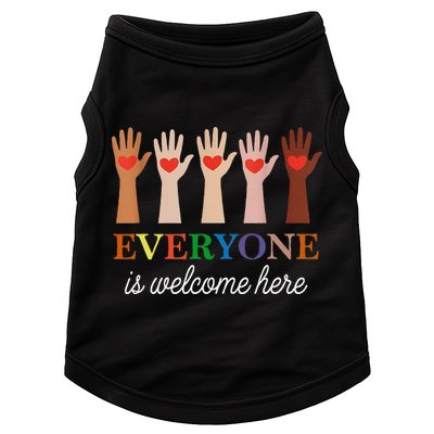 Everyone Is Welcome Here Idaho Teacher Doggie Tank