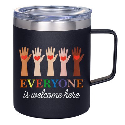 Everyone Is Welcome Here Idaho Teacher 12oz Stainless Steel Coffee Mug
