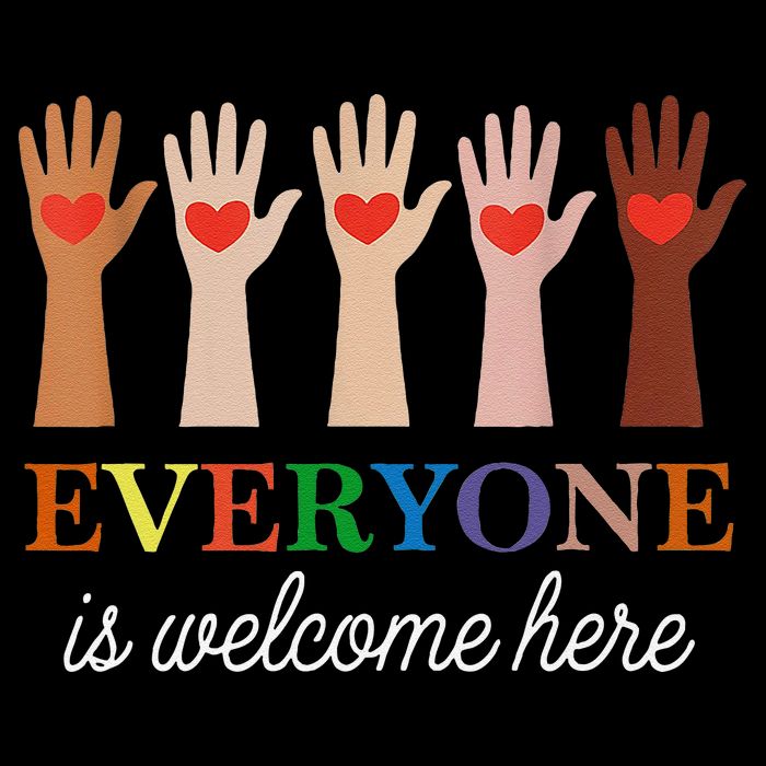 Everyone Is Welcome Here Idaho Teacher Poster