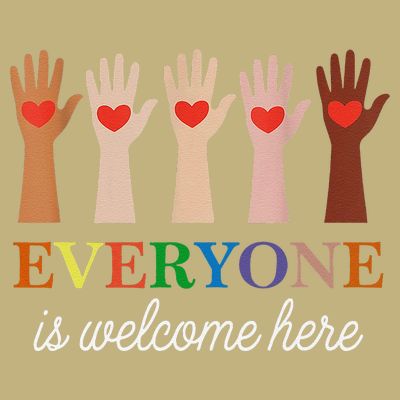 Everyone Is Welcome Here Idaho Teacher T-Shirt