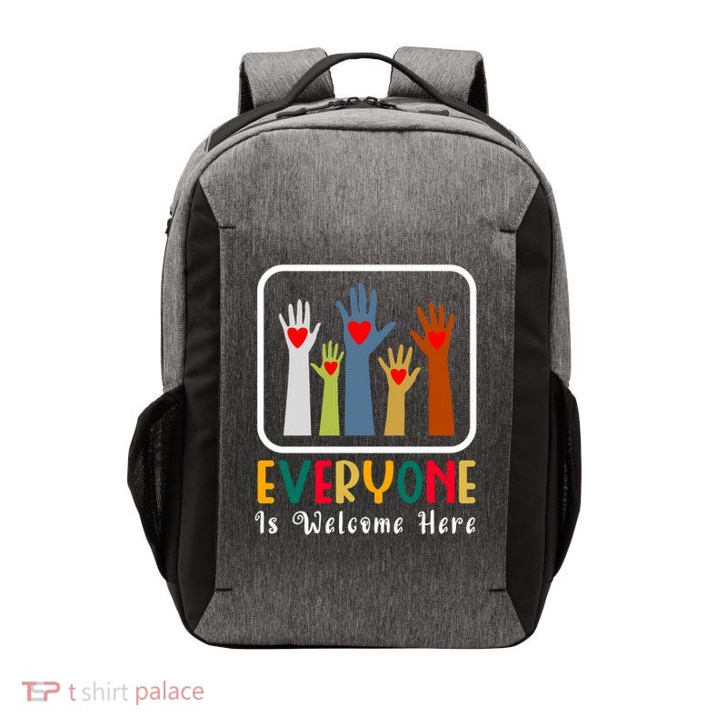 Everyone is welcome here  Vector Backpack