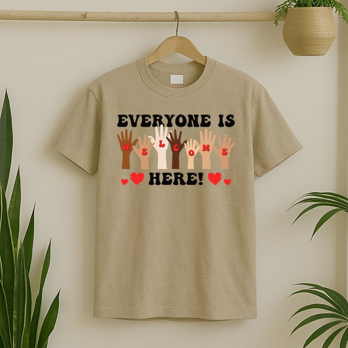 Everyone Is Welcome Here  Equality  Inclusion Statement T-Shirt