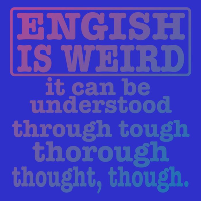 English Is Weird Gift Polo