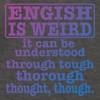 English Is Weird Gift Vector Backpack