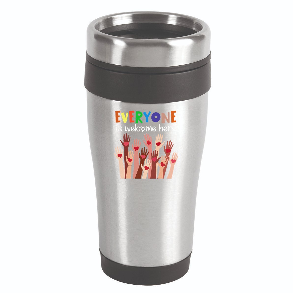 Everyone Is Welcome Here Idaho Teacher Women 16oz Travel Tumbler