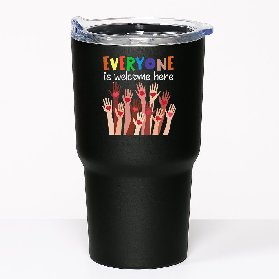 Everyone Is Welcome Here Idaho Teacher Women Tumbler