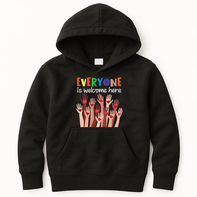 Everyone Is Welcome Here Idaho Teacher Women Kids Hoodie