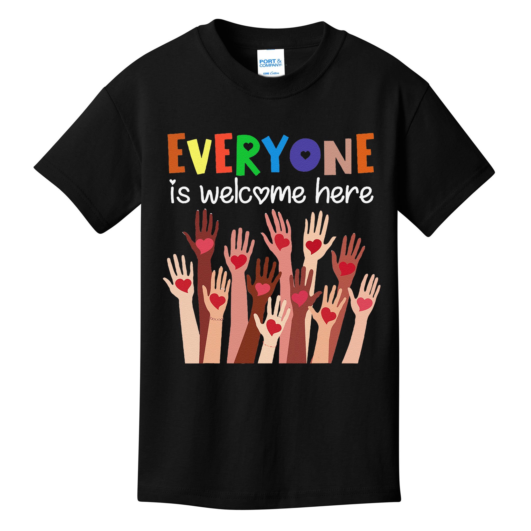 Everyone Is Welcome Here Idaho Teacher Women Kids T-Shirt