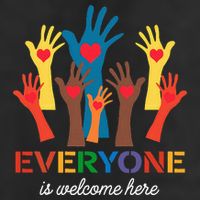 Everyone Is Welcome Here Idaho Teacher  7 Panel Mesh Trucker Snapback Hat