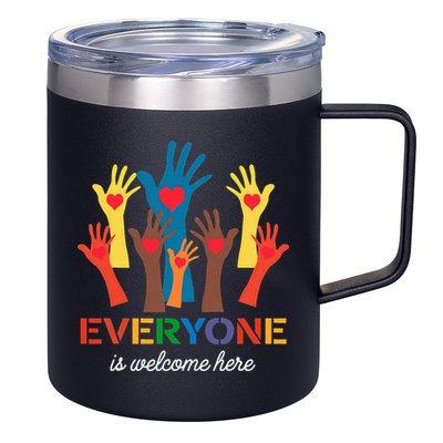 Everyone Is Welcome Here Idaho Teacher  12oz Stainless Steel Coffee Mug