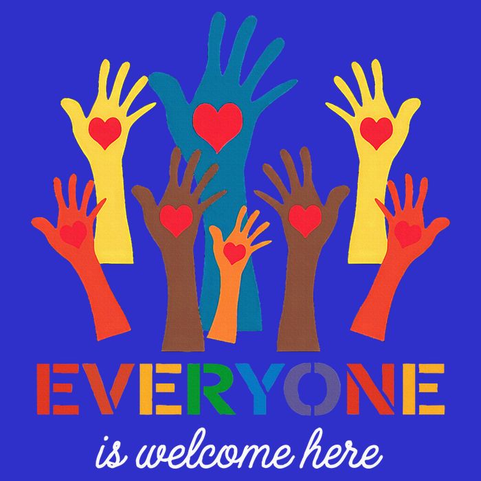 Everyone Is Welcome Here Idaho Teacher  Womens Tank Top