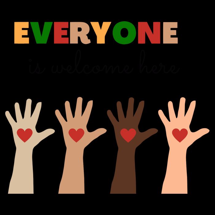 Everyone Is Welcome Here Equality Kindness Inspirational  Backpack