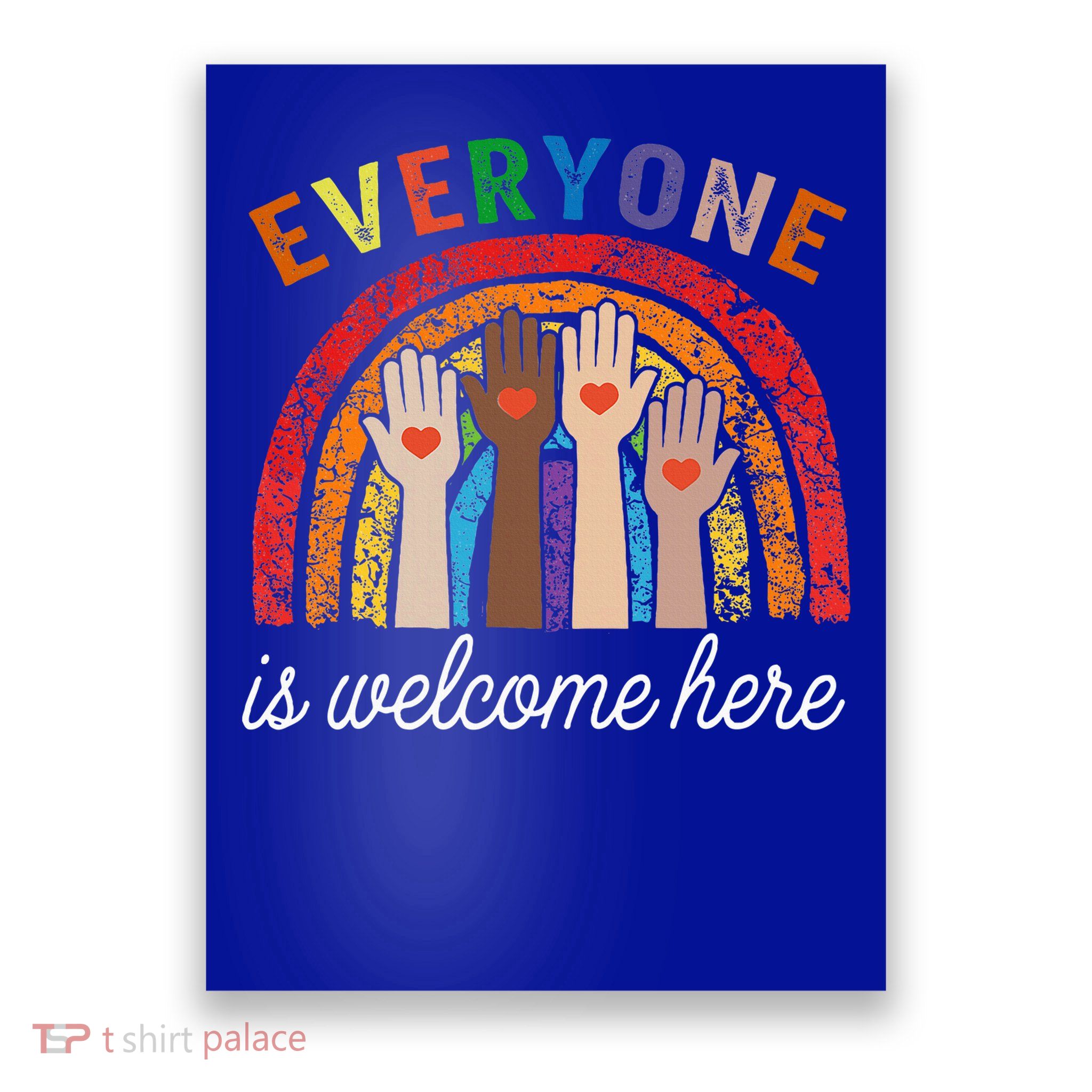 Everyone Is Welcome Here Idaho Teacher  Poster