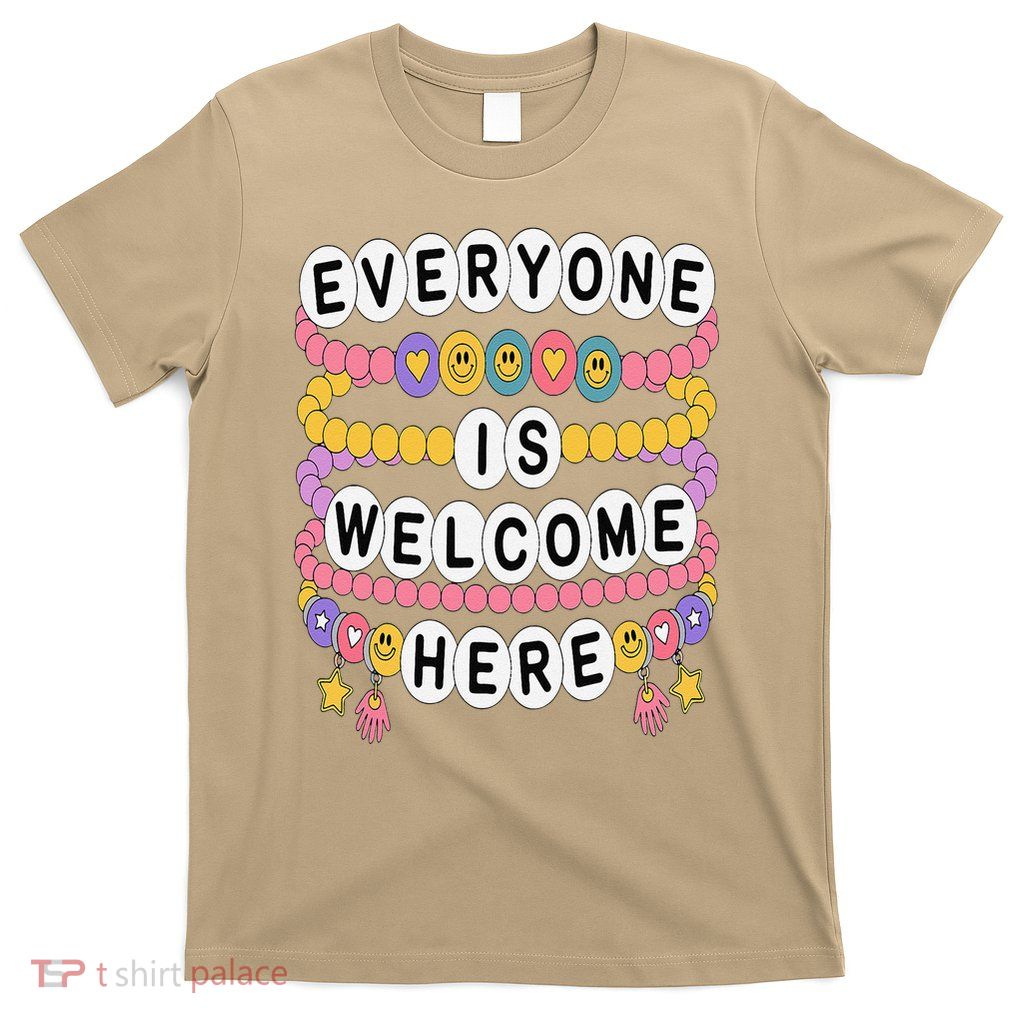 Everyone Is Welcome Here Idaho Teacher T-Shirt