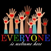 Everyone Is Welcome Here Idaho Teacher Support Lgbt Heart Long Sleeve Shirt