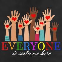 Everyone Is Welcome Here Idaho Teacher Support Lgbt Heart 11oz C Handle Ceramic Mug