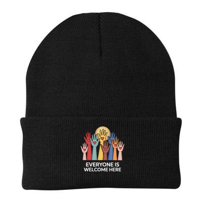 Everyone Is Welcome Here Idaho Teacher Inclusivity Knit Cap Winter Beanie