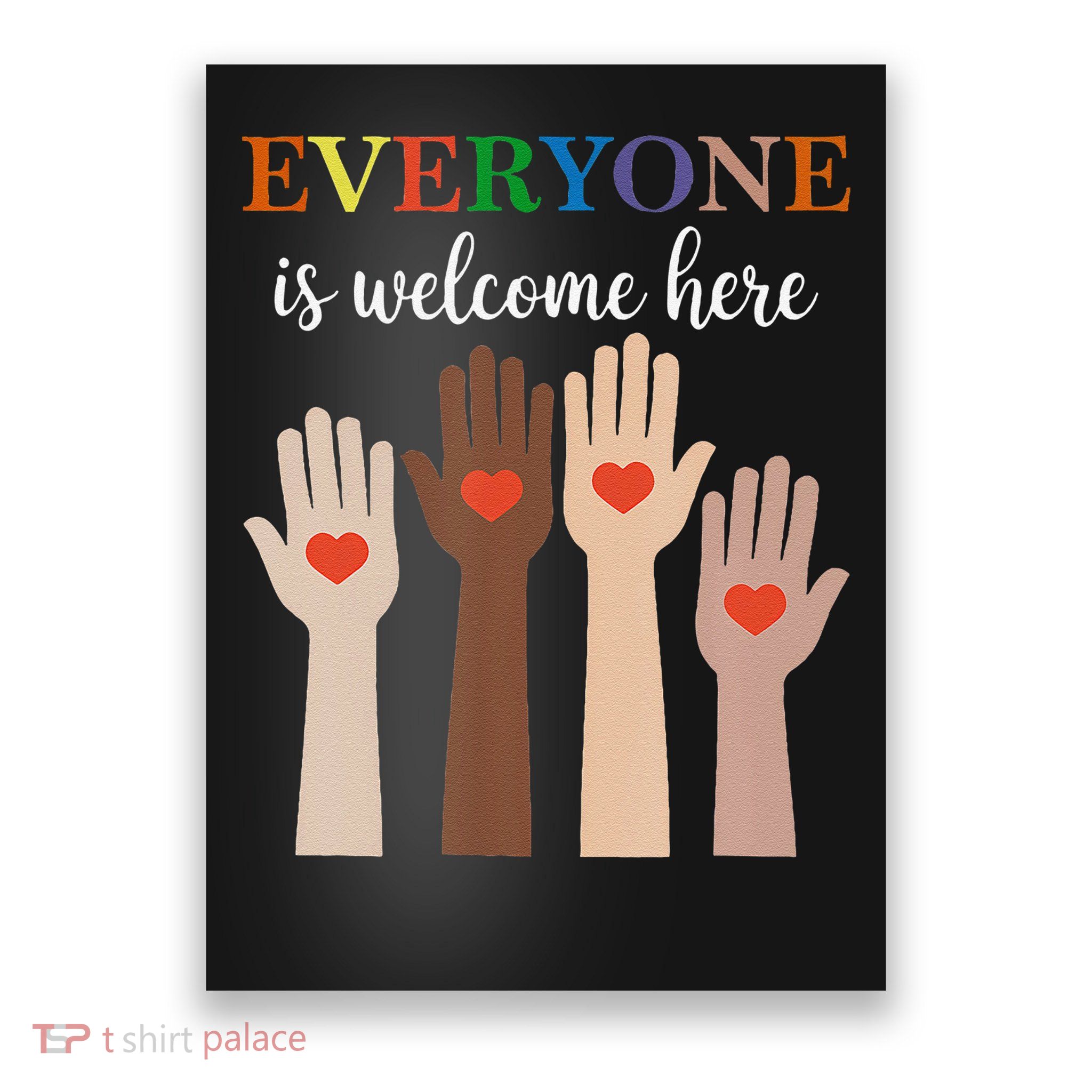 Everyone Is Welcome Here Idaho Teacher Poster