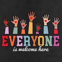 Everyone Is Welcome Here Idaho Teacher  7 Panel Mesh Trucker Snapback Hat