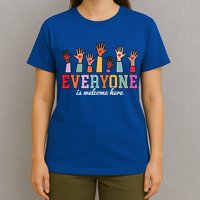 Everyone Is Welcome Here Idaho Teacher  T-Shirt