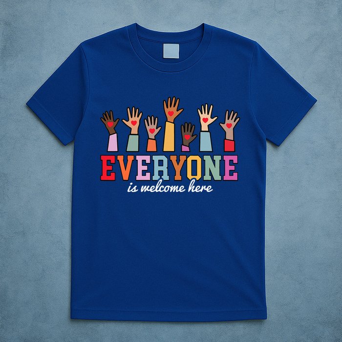 Everyone Is Welcome Here Idaho Teacher  T-Shirt
