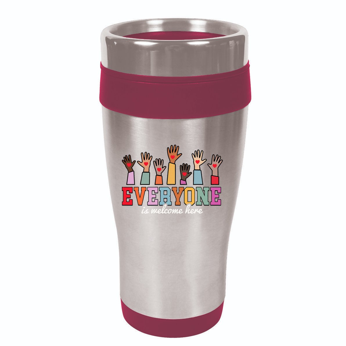 Everyone Is Welcome Here Idaho Teacher  16oz Travel Tumbler