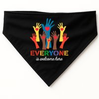 Everyone Is Welcome Here Idaho Teacher USA-Made Doggie Bandana