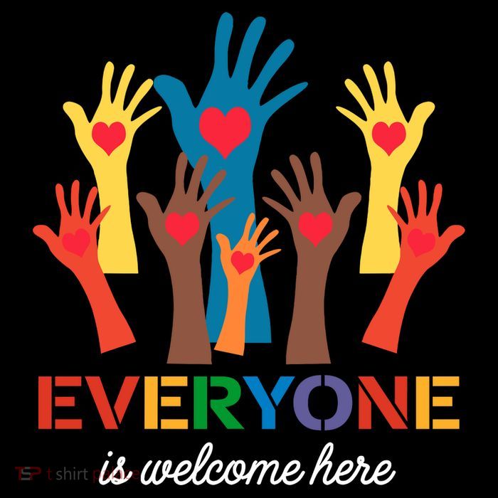 Everyone Is Welcome Here Idaho Teacher Sweatshirt