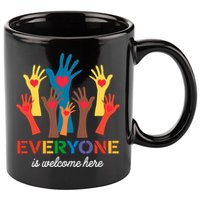 Everyone Is Welcome Here Idaho Teacher 11oz C Handle Ceramic Mug