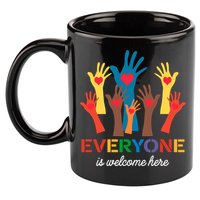 Everyone Is Welcome Here Idaho Teacher 11oz C Handle Ceramic Mug