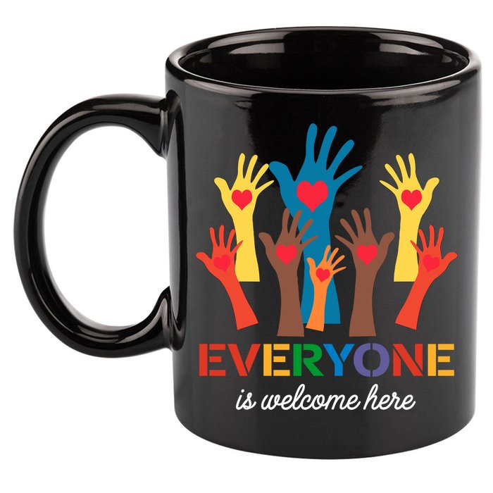 Everyone Is Welcome Here Idaho Teacher 11oz C Handle Ceramic Mug