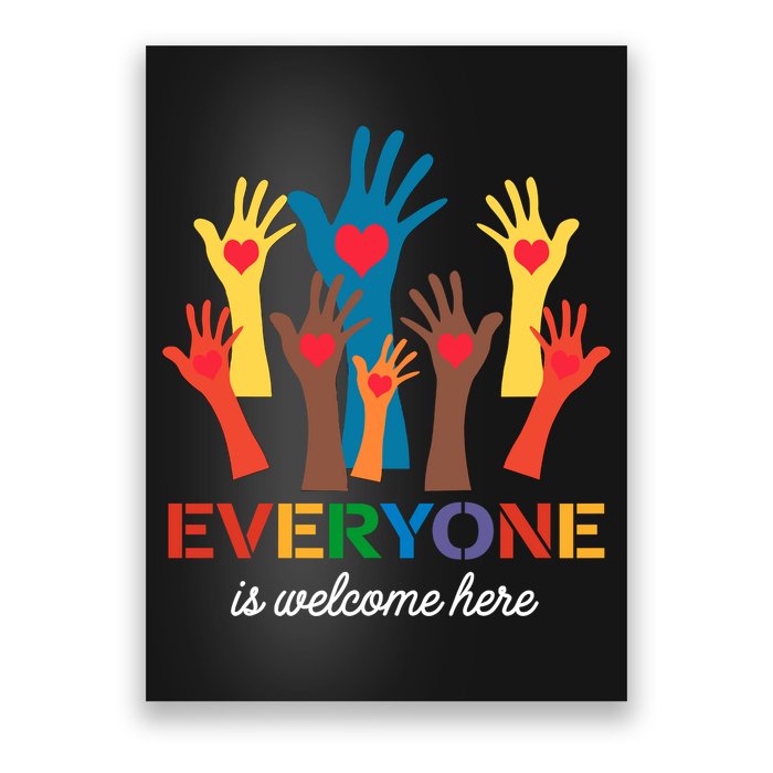 Everyone Is Welcome Here Idaho Teacher Poster