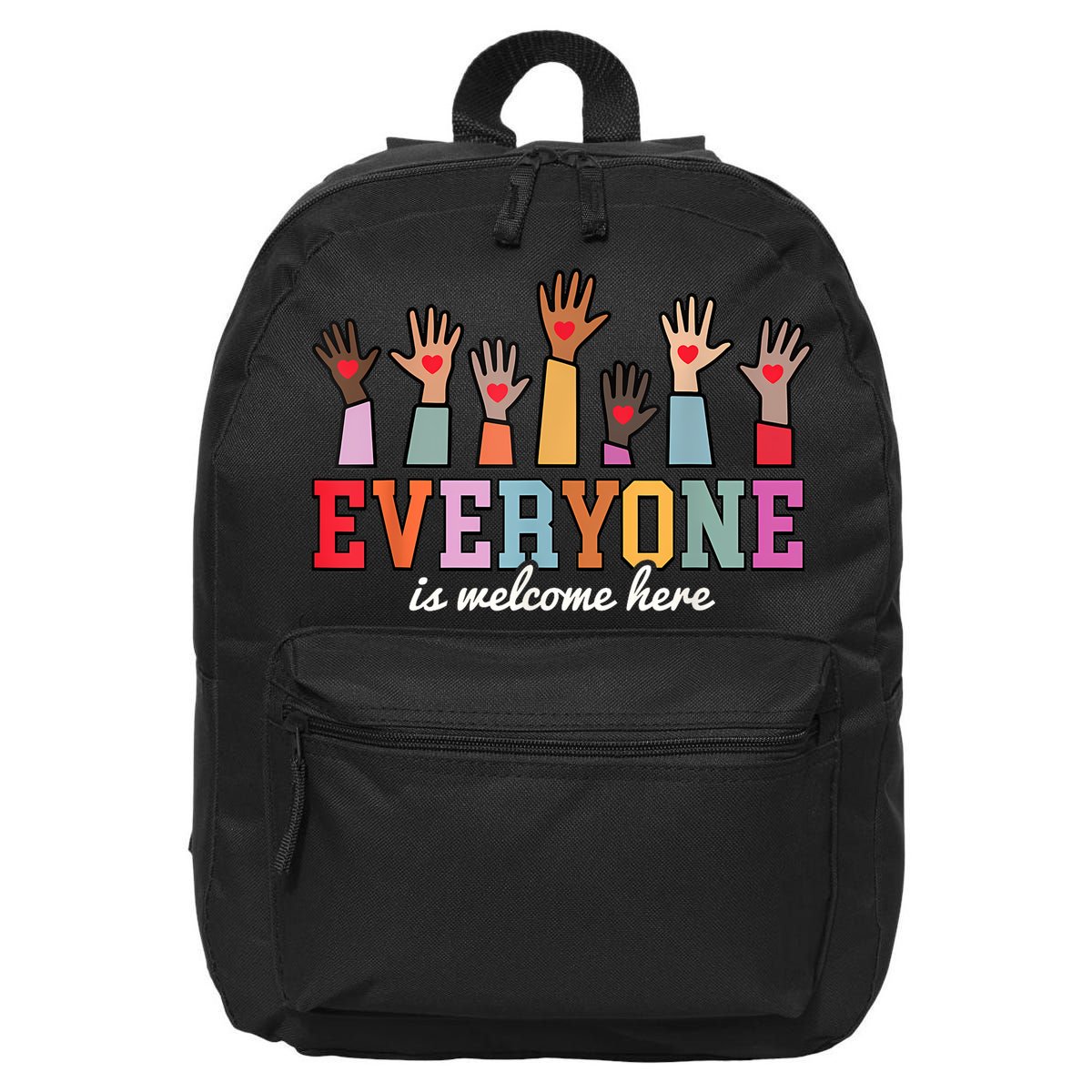 Everyone Is Welcome Here Idaho Teacher 16 in Basic Backpack