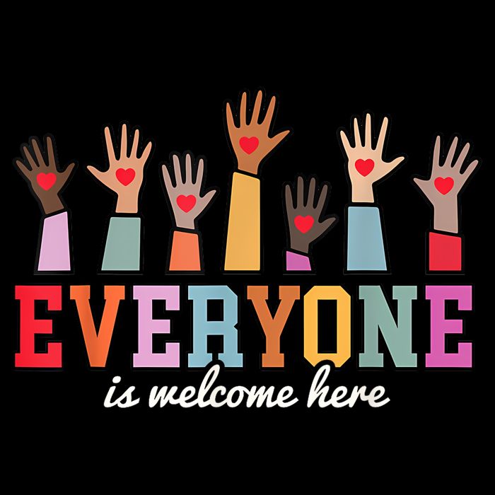 Everyone Is Welcome Here Idaho Teacher Toddler T-Shirt