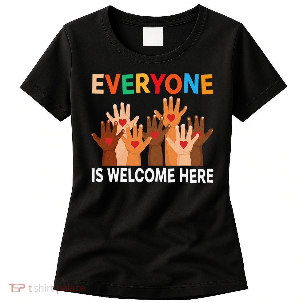 Everyone Is Welcome Here Women Idaho Teacher Women's T-Shirt