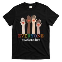 Everyone Is Welcome Here Idaho Teacher T-Shirt