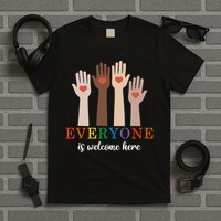 Everyone Is Welcome Here Idaho Teacher T-Shirt