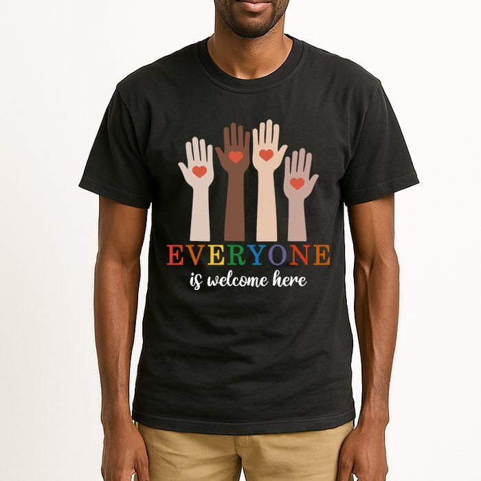 Everyone Is Welcome Here Idaho Teacher Tall T-Shirt