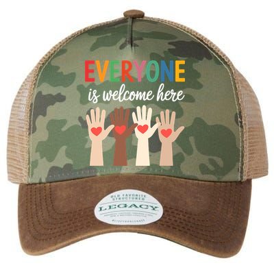 Everyone Is Welcome Here Legacy Tie Dye Trucker Hat