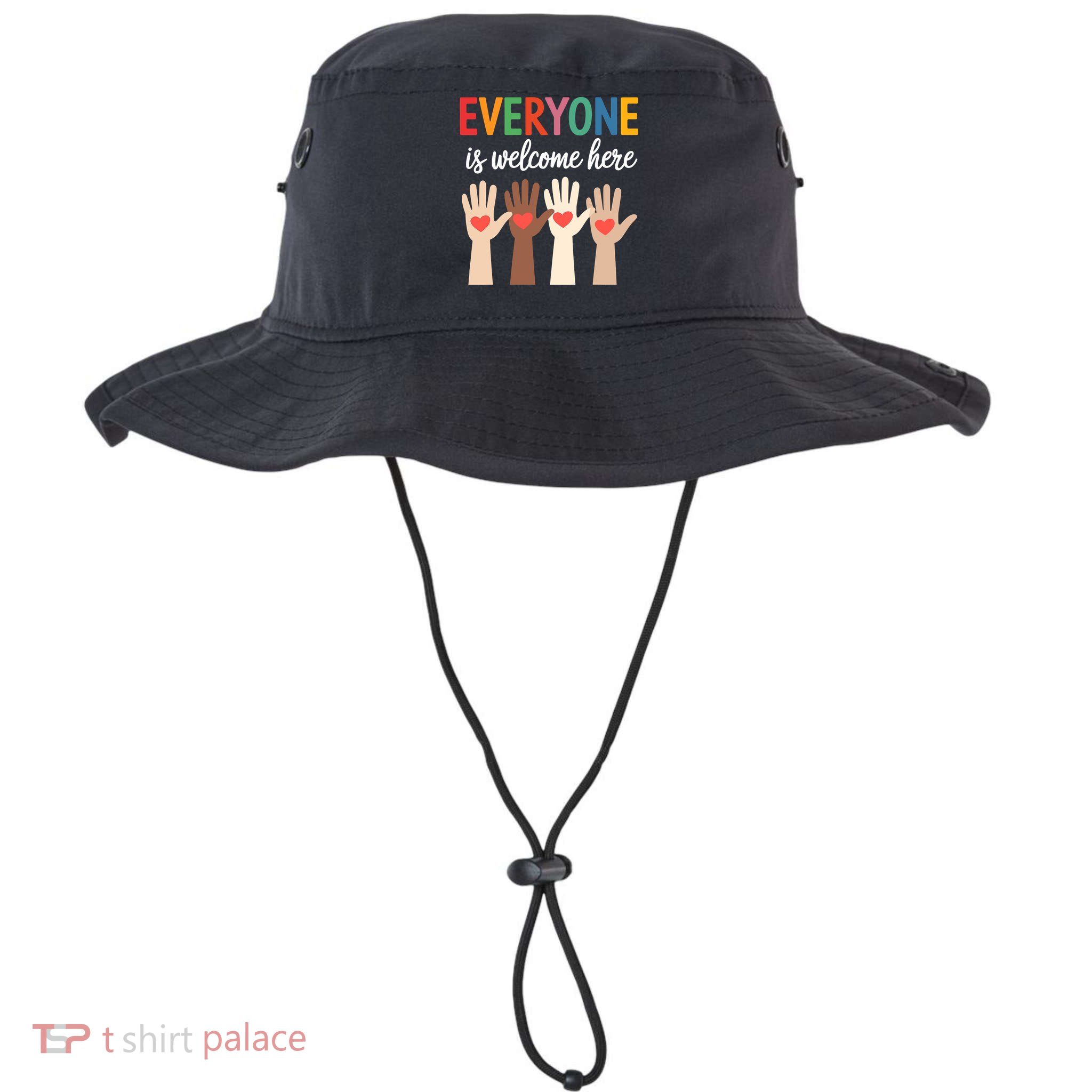 Everyone Is Welcome Here Bucket Hat