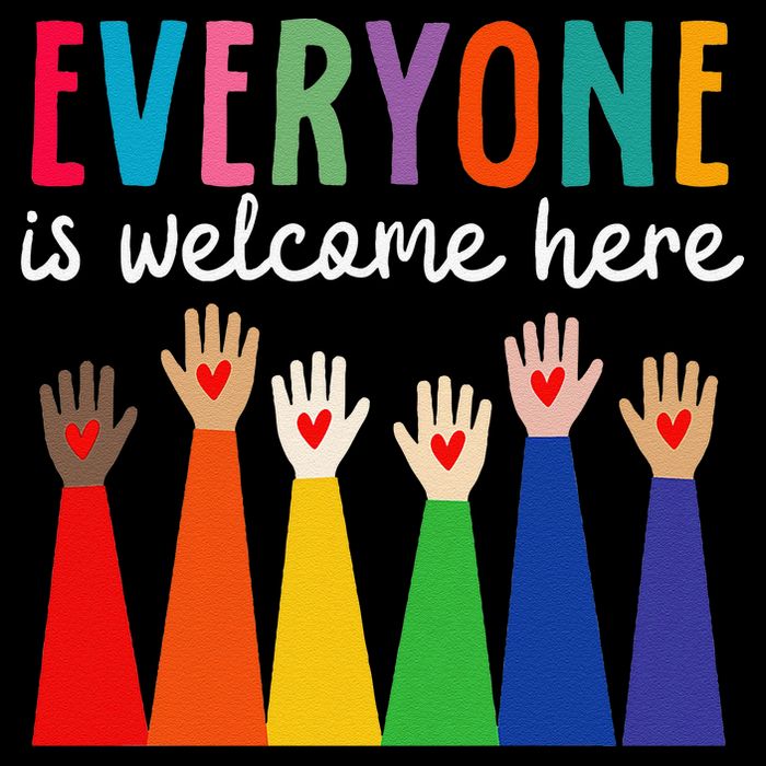 Everyone Is Welcome Here Idaho Teacher Poster