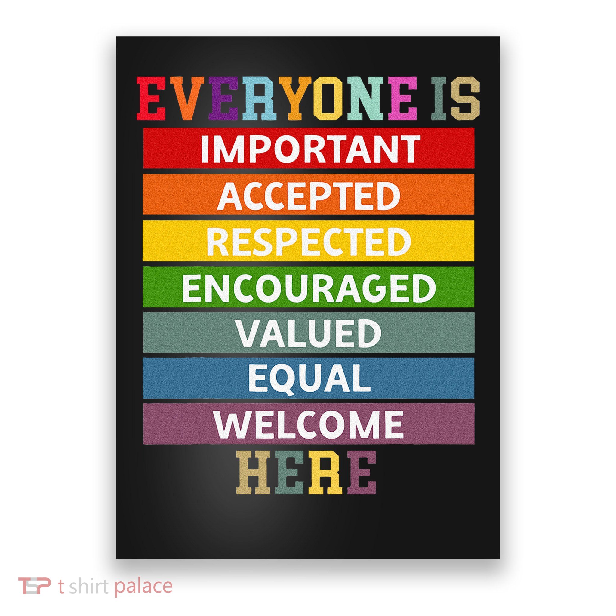 Everyone Is Welcome Important Idaho Teacher Funny Poster