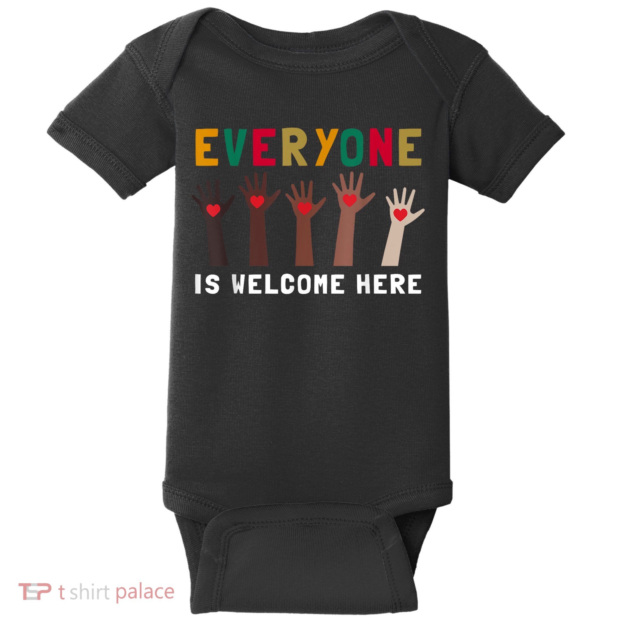 Everyone Is Welcome Here Idaho Teacher (2) Baby Bodysuit